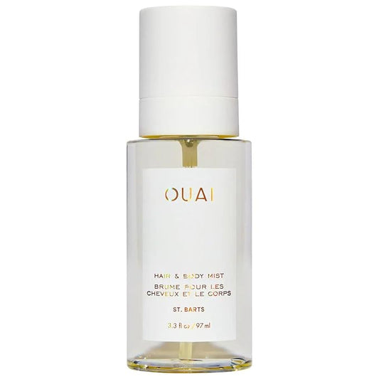 OUAI St. Barts Hair and Body Mist - Tropical-Scented Hair Perfume and Body Spray - Notes of Dragonfruit, Orange Blossom, Tuberose & Musk (3.3 Fl Oz)